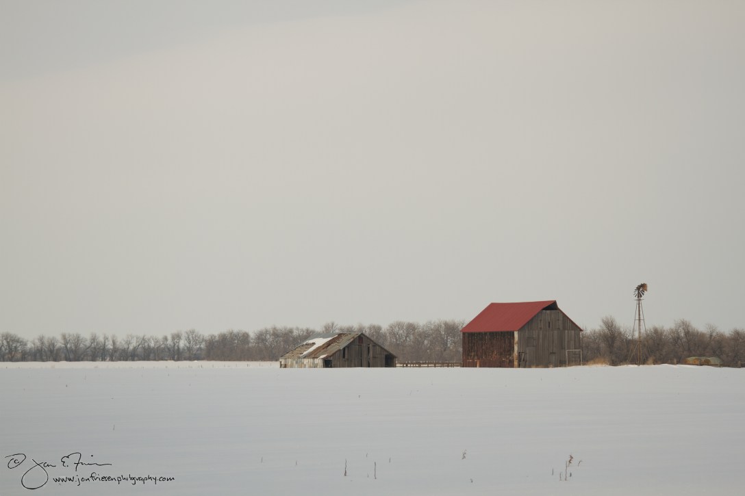 F13 005 Barn in Snowy Field-1836