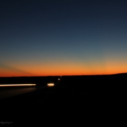 Flint Hills Highway at Nautical Twilight