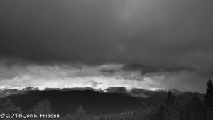 Pikes Peak Massif Under Storm Clouds-2659
