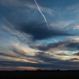 Western Sky at Civil Twilight