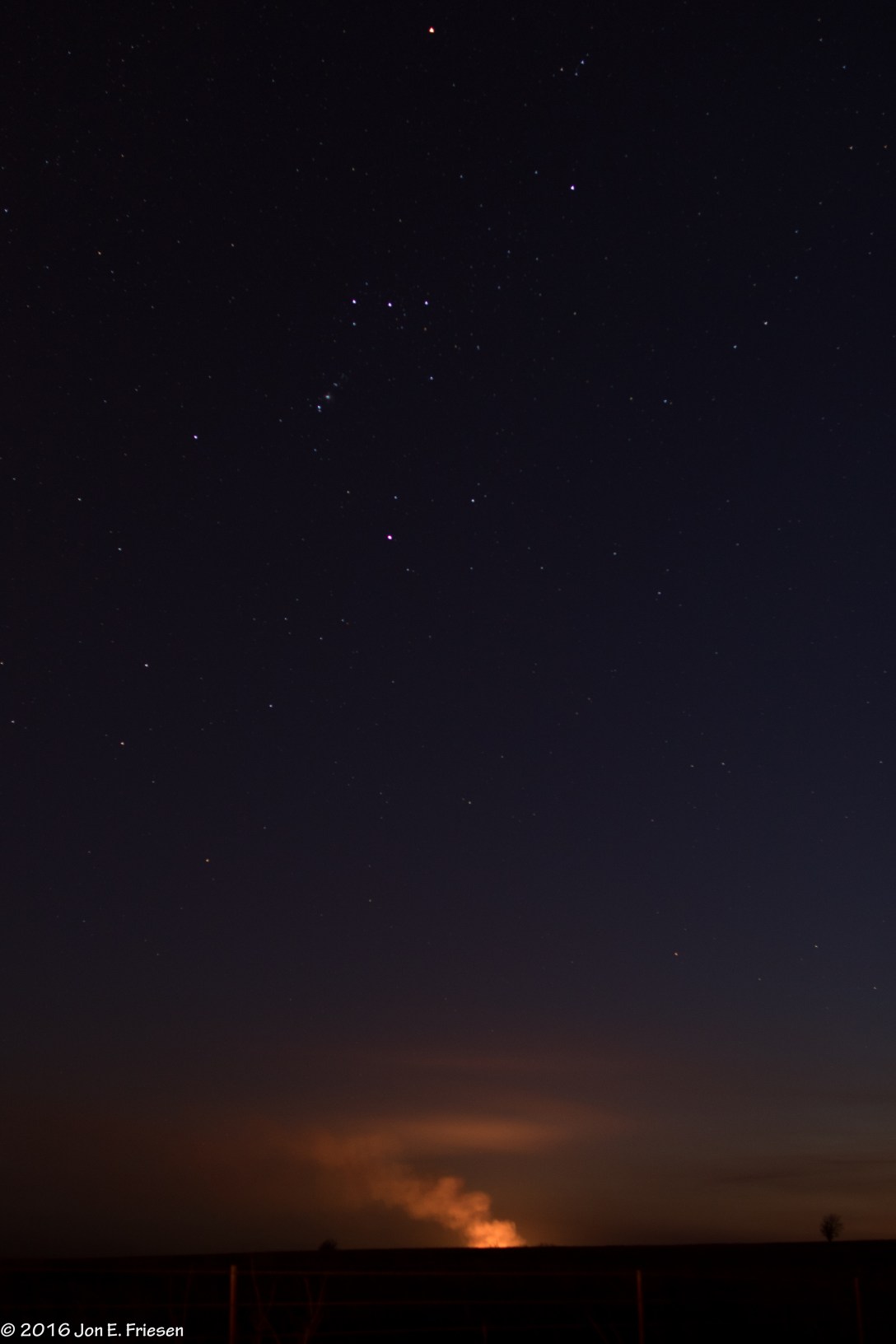 Orion watches over the Burning Tallgrass-1926
