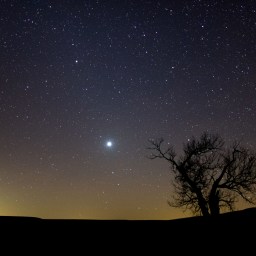 Venus over the Tallgrass Preserve